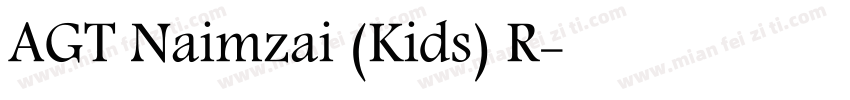AGT Naimzai (Kids) R字体转换